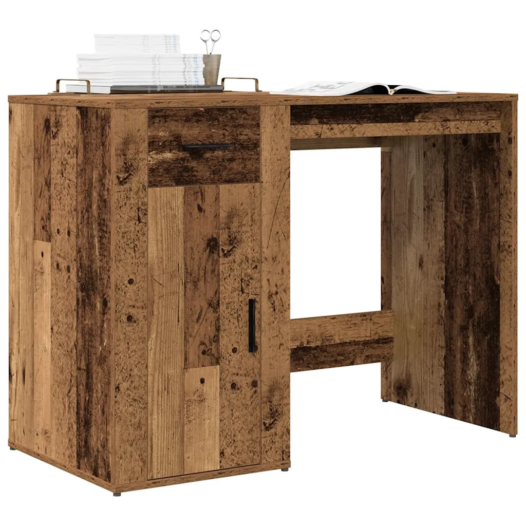 Scrivania Legno Antico 100x49x75 cm in Legno Multistrato 857099
