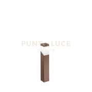 GES620- PALETTO RUGGINE 1 LUCE ATTACCO E27 IP44 ALLUMINIO 60CM