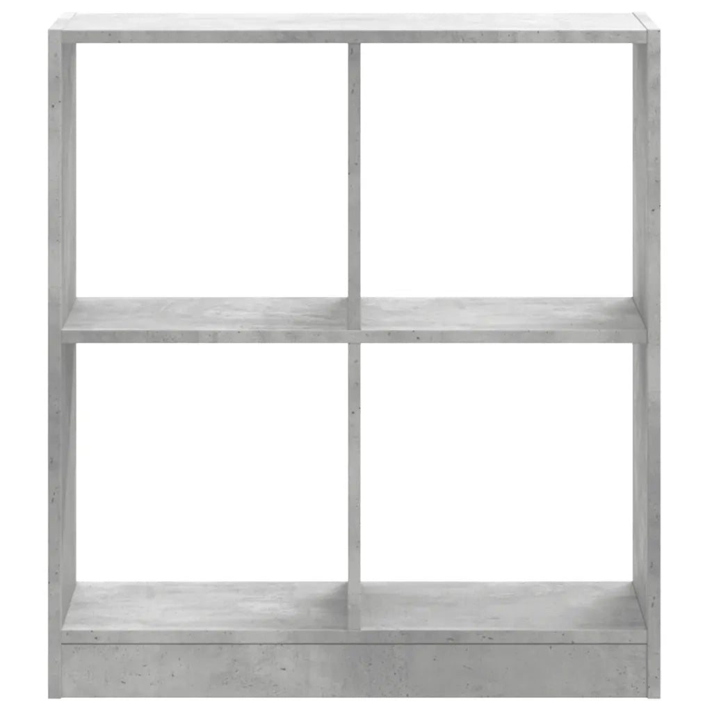 Libreria Grigio Cemento 68,5x32x75 cm in Legno Multistrato 852810