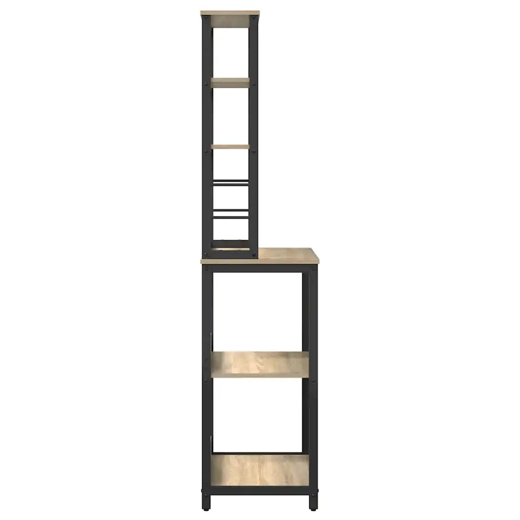 Mensola da cucina Rovere Sonoma 60 x 40 x 168 cm