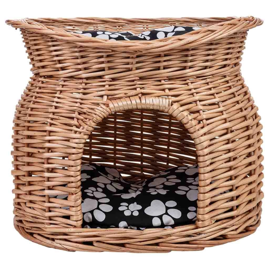 Cuccia in vimini per animali 43x33x33h cm