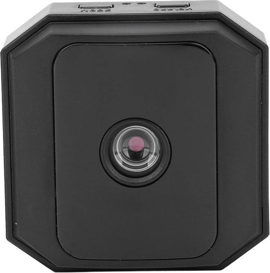 Camera Mini 1080p HD con Connessione Wi-Fi, Controllo a Distanza, Adesivo Magnetico, Funzione di Nanny, Visione Notturna, Azione.