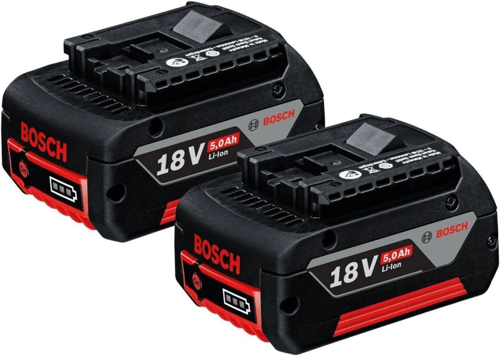 Bosch, Battery Pack 18 V 5,0Ah Li-Ion, 2 pz., 0615990G6Z