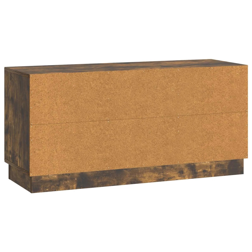 Mobile TV Rovere Fumo 99 x 34,5 x 47 cm Legno ingegnerizzato 895410