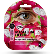Trade Shop - Maschera Patch Occhi Hydrogel Con Estratto Di Dragon Fruit Collagene Effetto Illuminante -