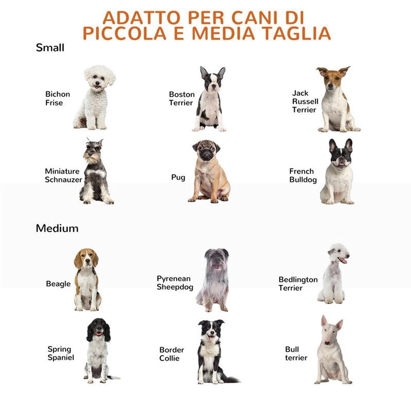 CANCELLINO PER CANI PIEGHEVOLE A 3 PANNELLI, PORTA CENTRALE CON BLOCCO, STRUTTURA IN MDF, 155X76CM BIANCO