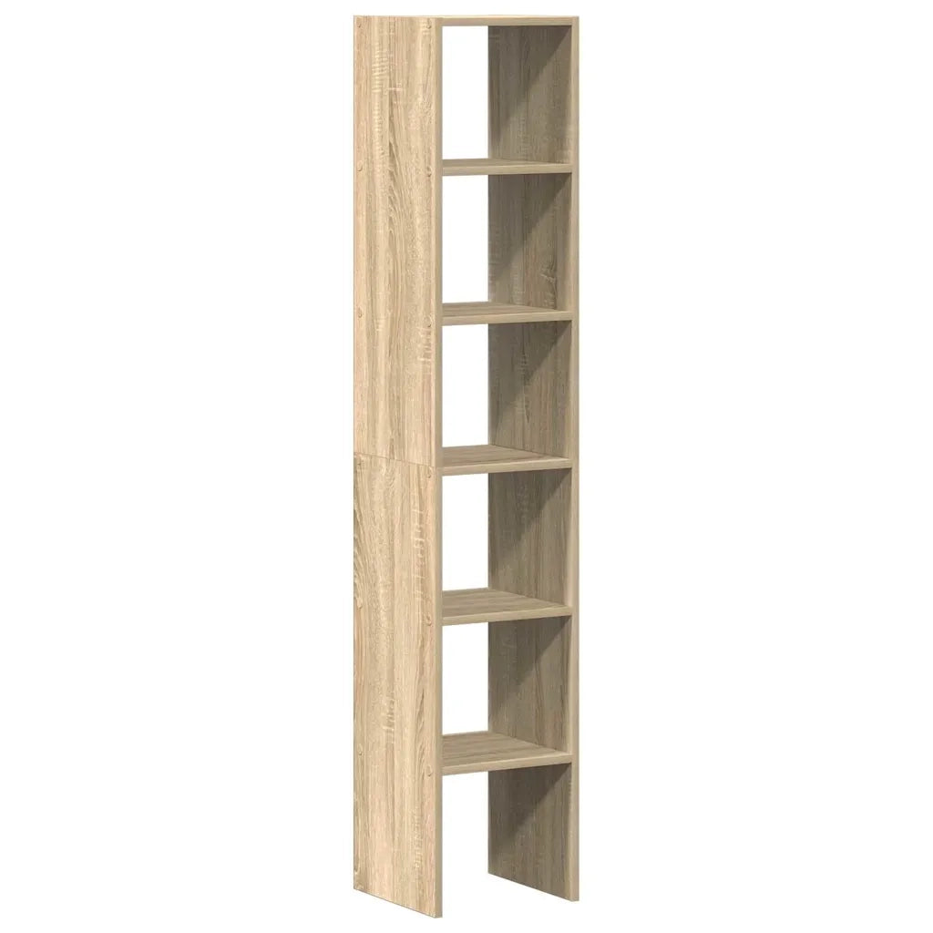 Librerie 2 pz Impilabili Rovere Sonoma 30x30x80 cm Truciolato 858808
