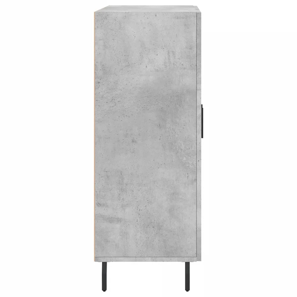 Credenza | Madia | Buffet da pranzo | Armadio da pranzo Grigio Cemento 69,5x34x90 cm in Legno Multistrato
