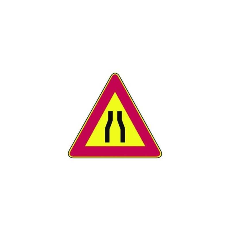 Segnali Stradali Temporanei Strettoia Simmetrica Fig. 384
