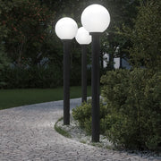 Lampioni a palo 3 pz 120 cm Nero IP44 4006114