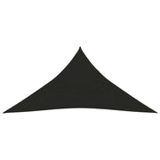 Vela ombreggiante/ombrellone 160 g/m² 3 x 3 x 3 m HDPE nero 02_0009201