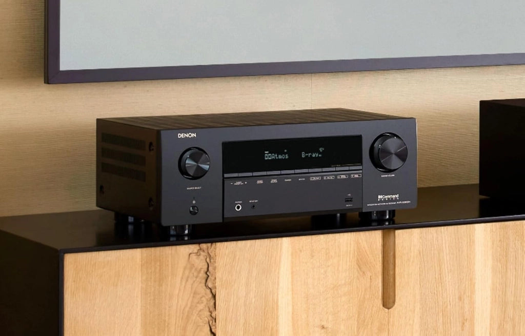 Denon AVR-X2800H ricevitore AV 7.2 canali, amplificatore HiFi con Dolby Atmos, DTS:X, 6 ingressi HDMI e 2 uscite, 8K HDMI, Bluetooth, WLAN, AirPlay 2, HEOS Mulitroom, compatibile con Alexa, nero