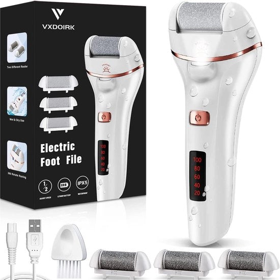 Vasca Elettrica Ricaricabile con Funzione Idroimpermeabile e Testine Rimosse per Pelle