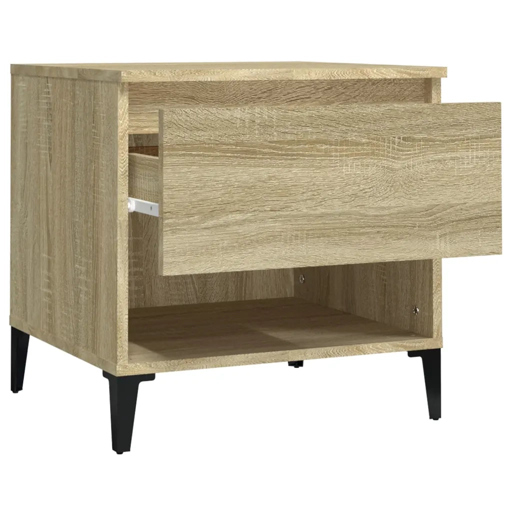 Tavolino Rovere Sonoma 50x46x50 cm in Legno Multistrato 819554