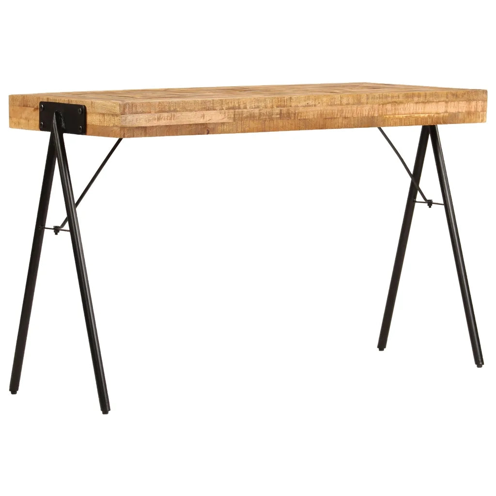 Scrittoio in Legno Massello di Mango 118x50x75 cm 246338