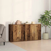 Credenza 2 pcs Legno vecchio 79 x 38 x 80 cm Legno multistrato 3334308