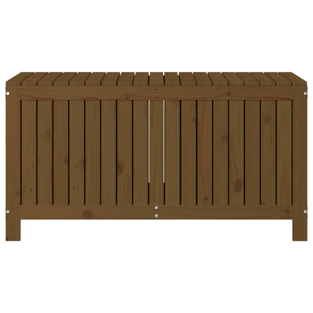 Contenitore da Giardino Ambra 121x55x64 cm Legno Massello Pino 823846