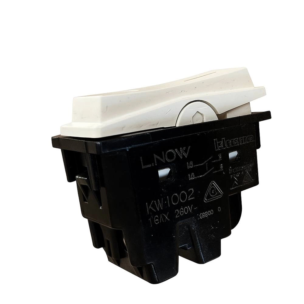 bticino living now interruttore bipolare illuminabile 16ax 250vac *** colore bianco, confezione 1