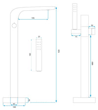 Rubinetto Indipendente Rea Clark Chrome