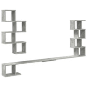Mensola per TV da muro Grigio Cemento 160 x 15 x 94 cm 8012311