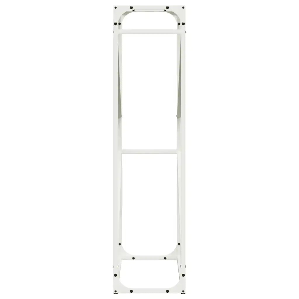Rastrelliera per Legna da Ardere Bianca 60x25x100 cm CFW2710398