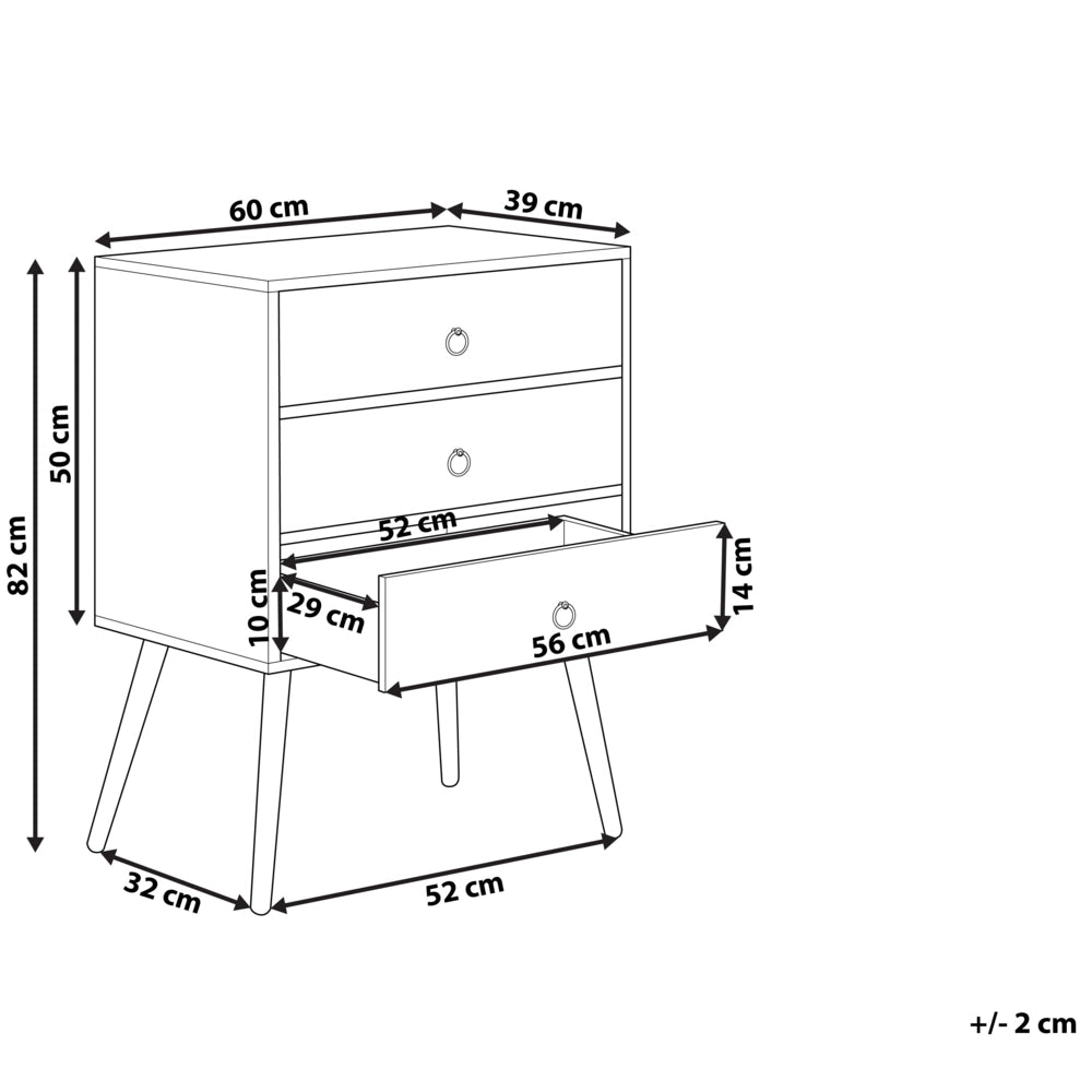 Credenza in legno scuro con truciolare grigio Design rustico Cassettiera con 3 cassetti Soggiorno