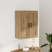 Mobile a Parete Rovere Artigianale 69,5x34x90 cm in Truciolato