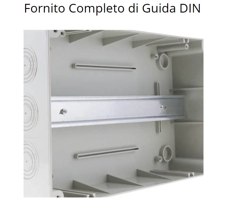 Gewiss centralino parete 8 moduli stagno ip65 gw40102