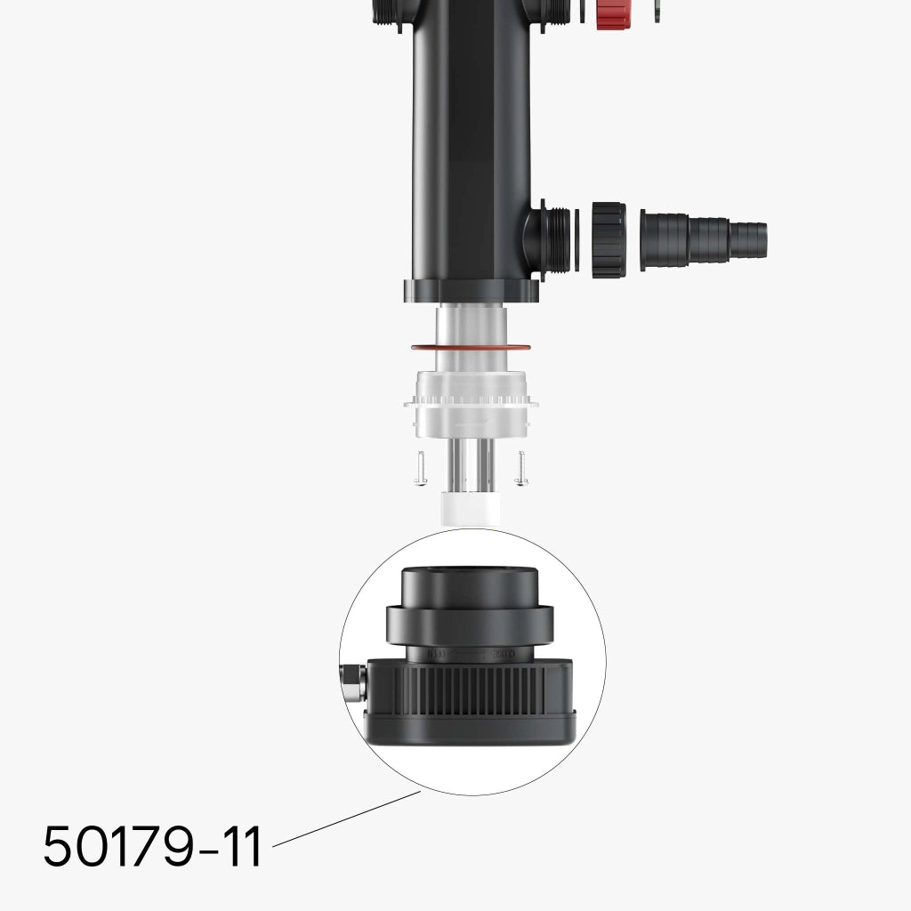 Set di collegamento trasformatore di ricambio per chiarificatore per laghetto UVC CUV 318