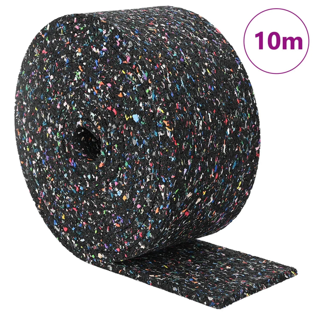Rotolo di Granulato in Gomma Nero 1000 x 12 x 0,8 cm Gomma CFW1250419