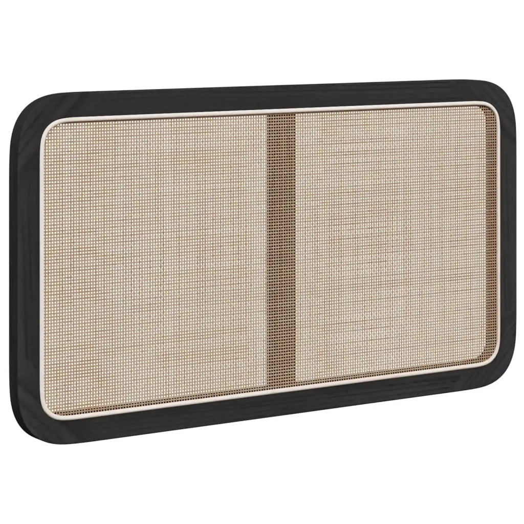 Testiera | Testata con Testiera | Testata Nero 100 x 55 x 3 cm Rattan