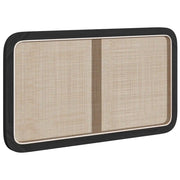 Testiera | Testata con Testiera | Testata Nero 100 x 55 x 3 cm Rattan