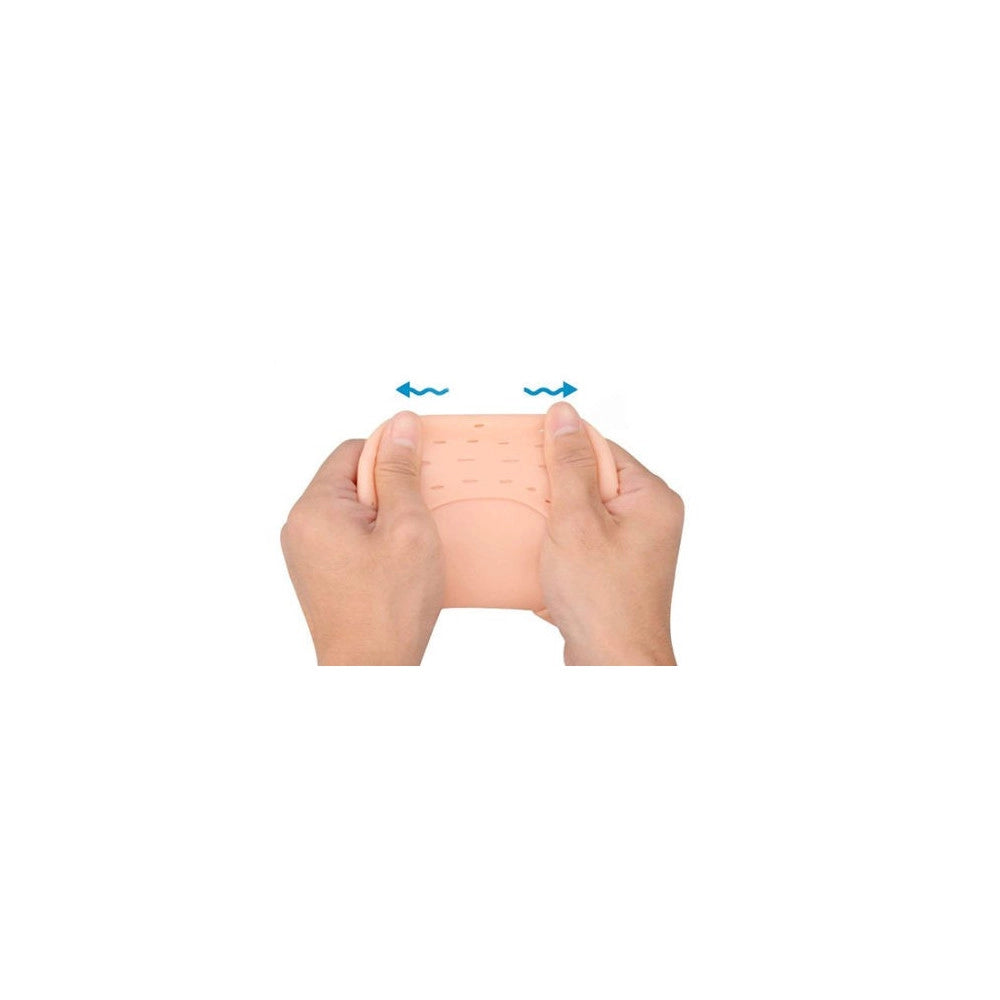 Trade Shop - Coppia Calzini Salvapiede In Silicone Gel Antiscivolo Taglia Unica Traspiranti -