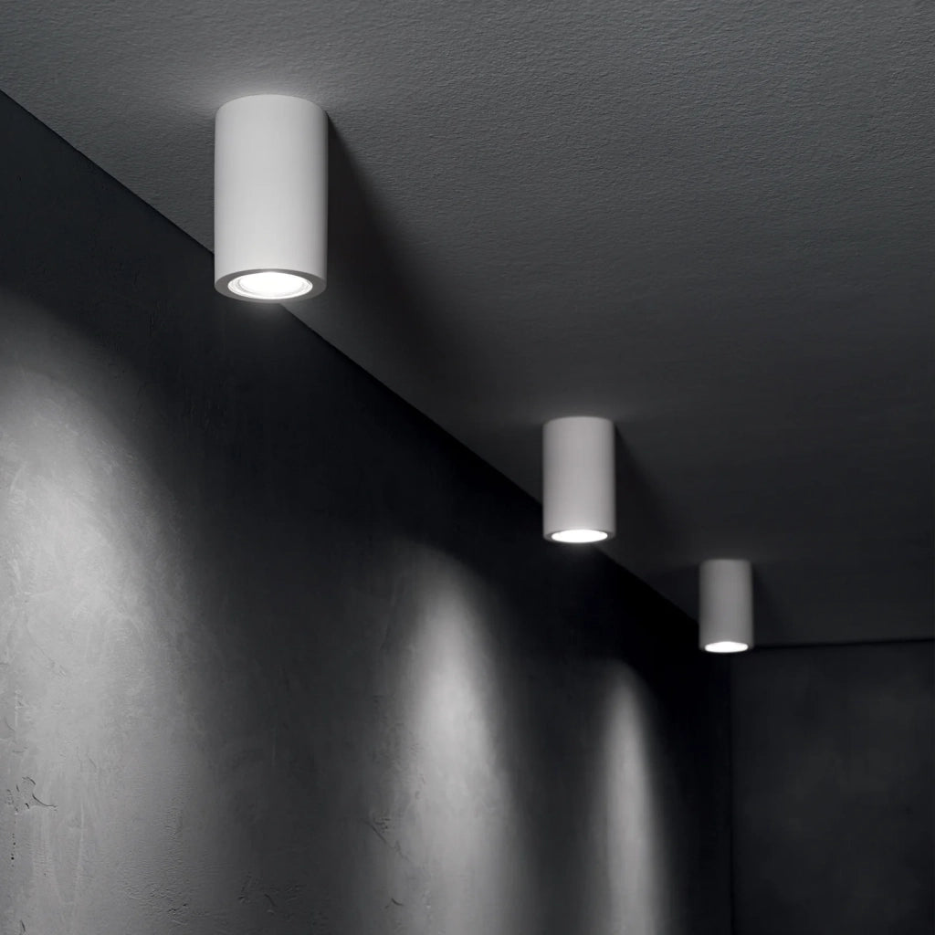 Lampada Da Terra Look 1 Luce Gu10 Gesso 750 Mm