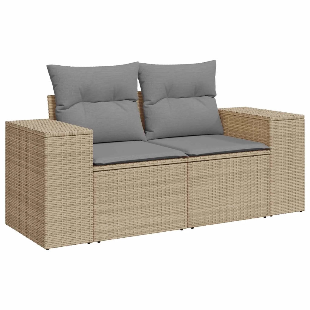 Set di divani 8 pz Beige e Grigio Chiaro 3448501