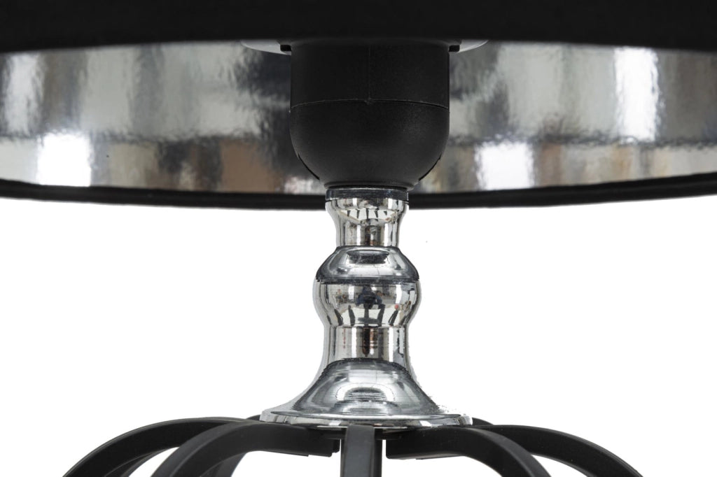LAMPADA DA TAVOLO DARKY SILVER CM �28X44,5