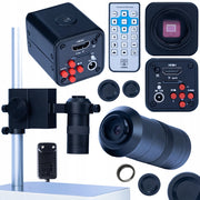 Set Microscopico Norma Black Pro 3 in 1 – Camera HDMI 1080P, Obiettivo 100x, Piattaforma 50mm/40mm
