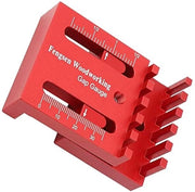 Strumento di Marcatura per Lavorazione del Legno - Tenonliniaal di Alta Precisione - Misuratore di Profondità - Rilevatore di Zaagtand - Utensile per Lavorazione Professionale - Materiale di Alta Qualità - Righello di Precisione