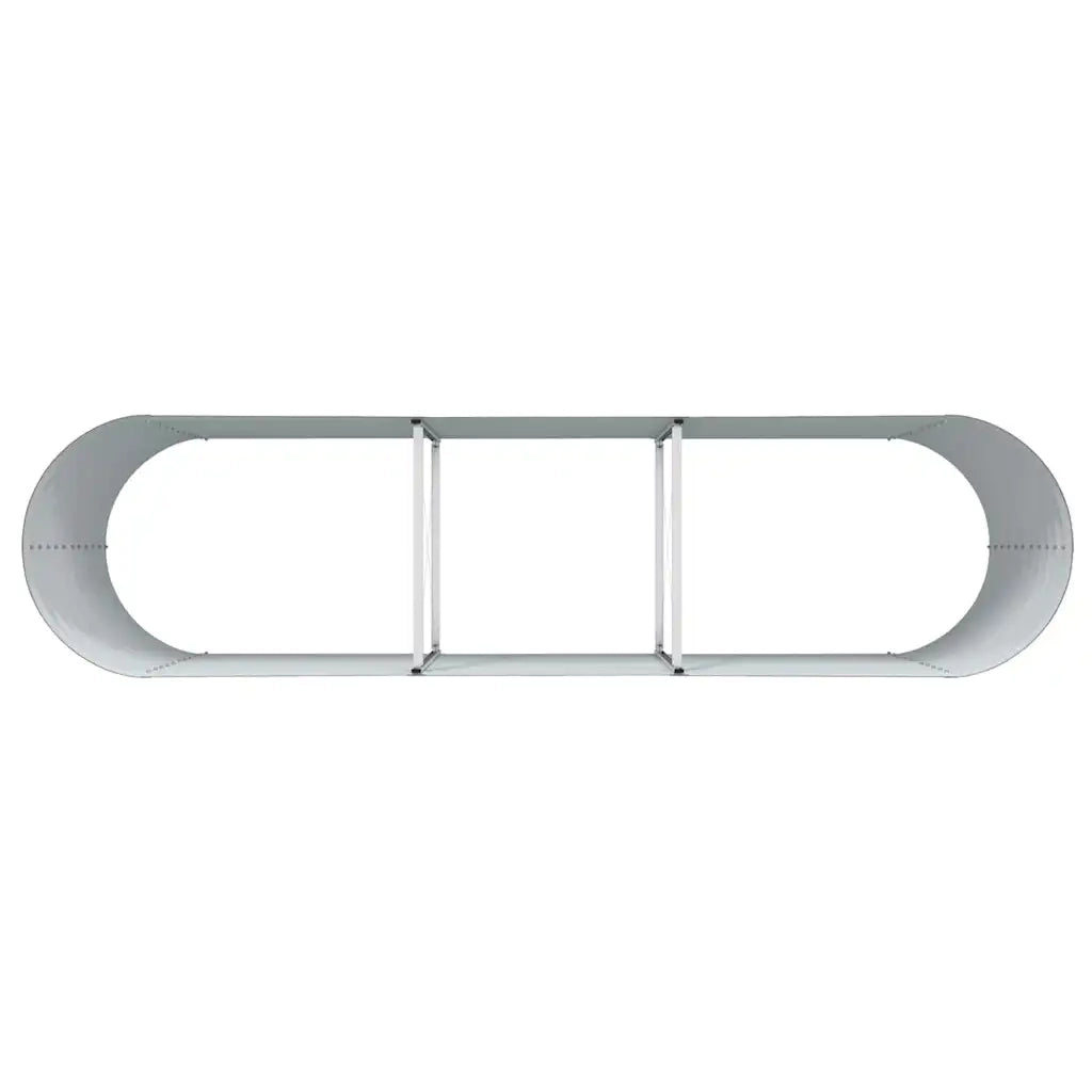 Letto Rialzato Marrone 320 x 80 x 81 cm Acciaio