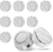 Magnetismo schijf 10, diametro 22 mm, altezza 9 mm, extra resistente, forza di trazione fino a 7 kg, argento