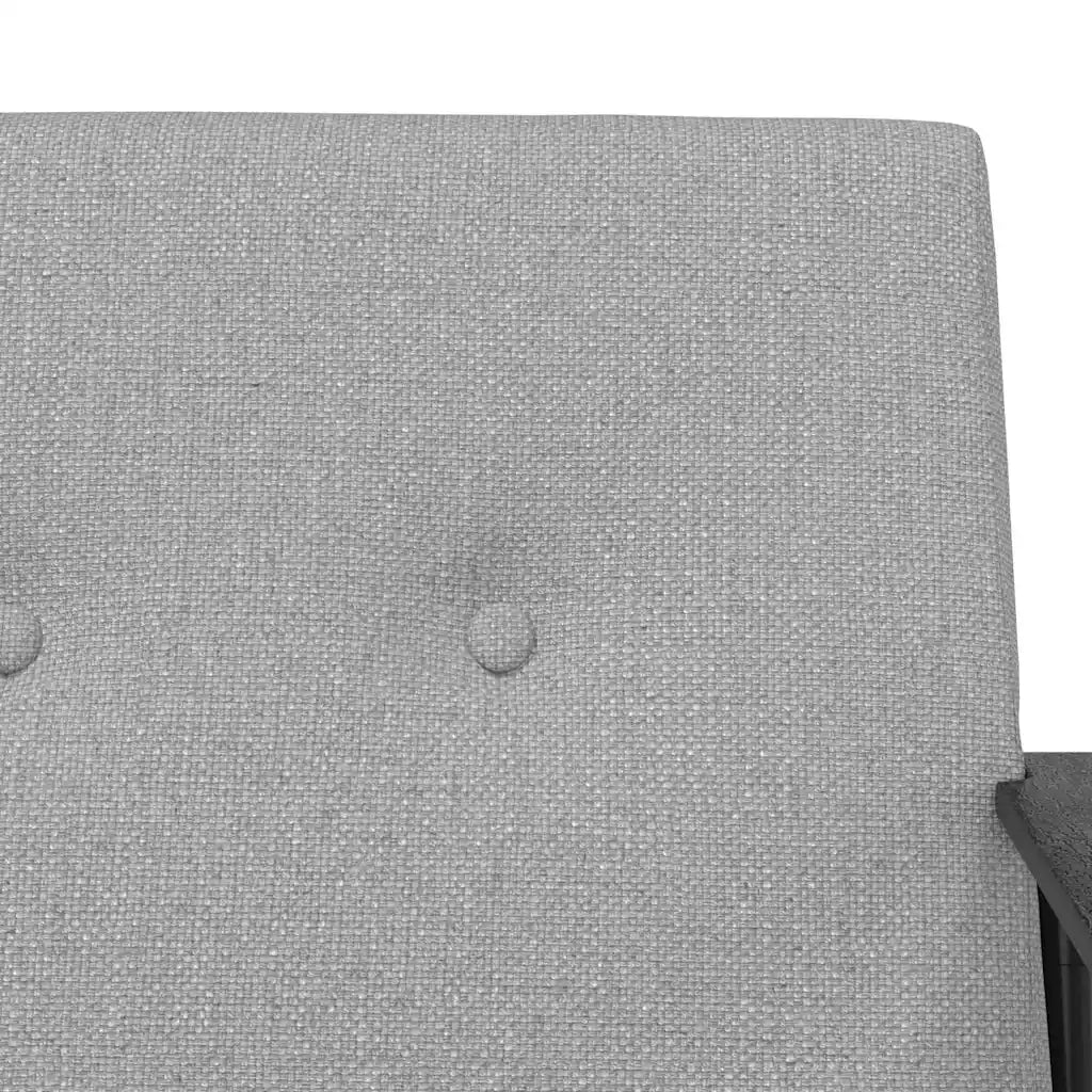 Poltrona-Divano Sedia-Poltroncina Grigio Nuvola Tessuto 993609