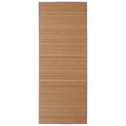 Tappeto del soggiorno | Tappeto Rettangolare in Bamb¨´ Marrone 80 x 300 cm