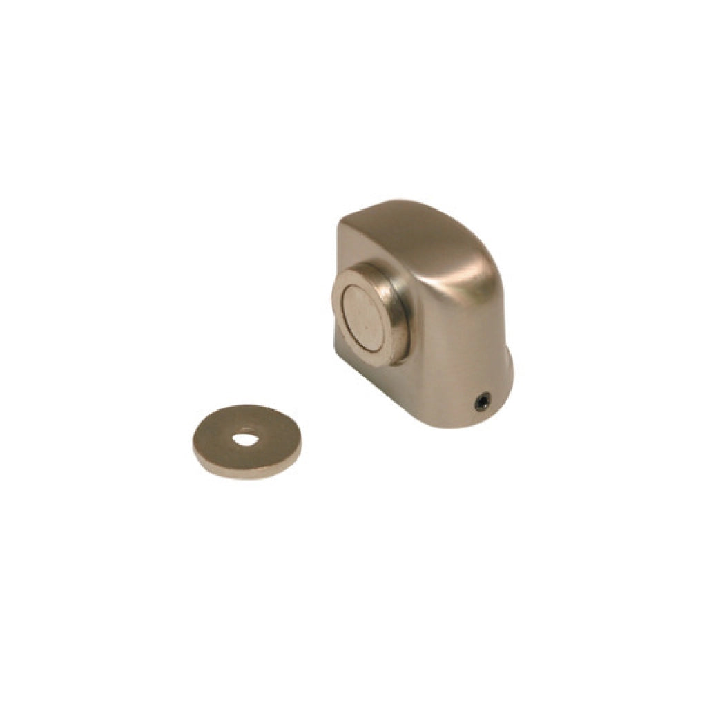 Fermaporta magnetico PINCO cod.06107 in zama avorio marrone oro e nichel NICHELATO