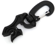 Duikslang 2 pezzi - Sostegno BCD - Clip da attacco - Plastica - Acciaio Inox - Stabilità per attrezzatura da immersione - Accessorio da immersione
