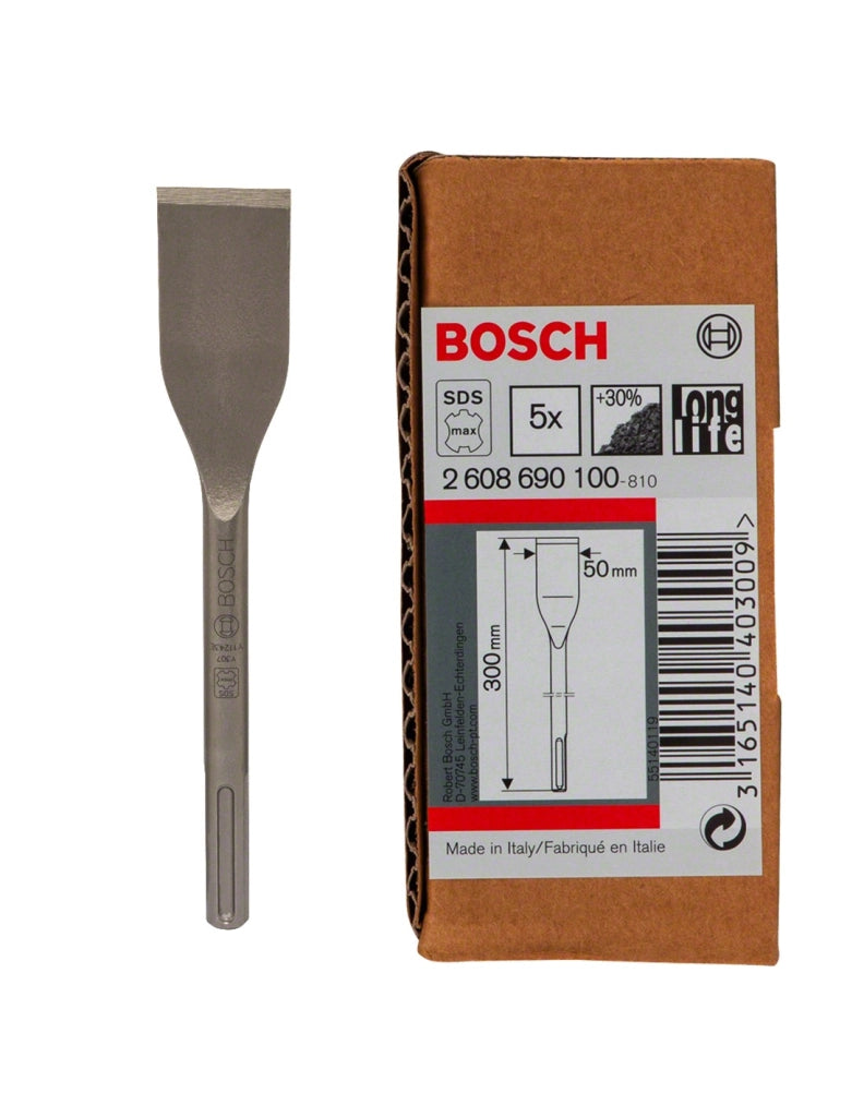 Set di 5 scalpelli per piastrelle SDS max BOSCH (2 608 690 100)