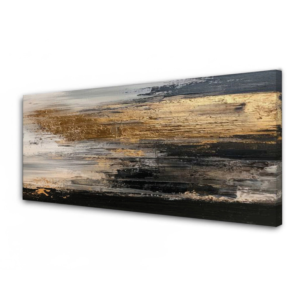 Quadro Moderno su Tela per Soggiorno e Camera da Letto 40x120 cm - Stampa Professionale su Telaio in Legno con Gancio Integrato - Dipinto Panoramico Decorativo da Parete. ASS4-DIS2