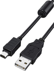 Cavo USB compatibile con Camedia, Evolt, Mju e altro