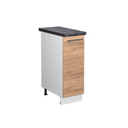 Armadio cucina dispensa alto Fame-Line Rovere dorato/Bianco 30 cm, PL Antracite Vicco