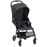 Passeggino per Bambini 0-3 Anni Pieghevole e Leggero con Schienale Regolabile, Capottina, Cestino, Grigio Scuro
