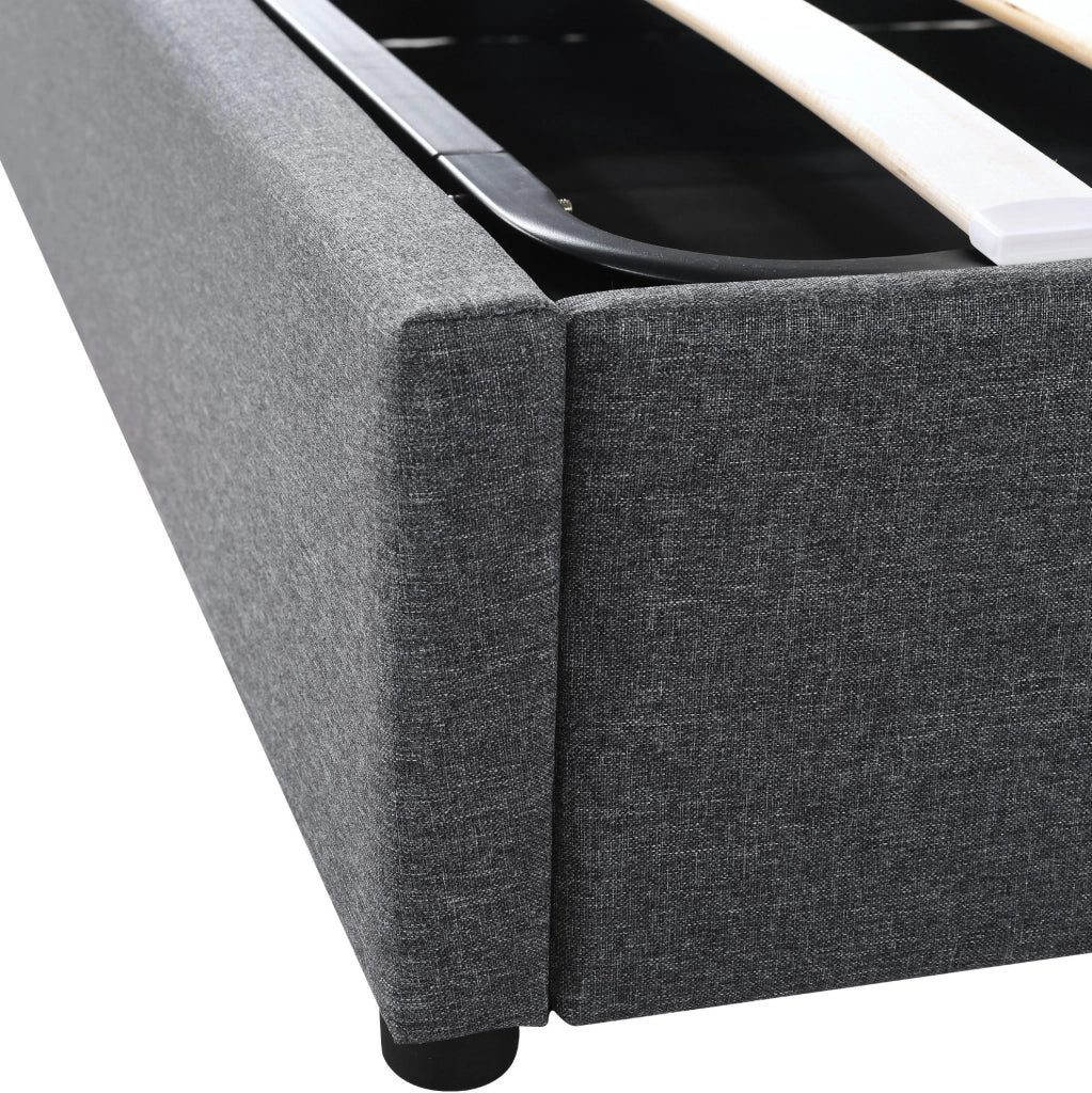Letto matrimoniale 140x200 con LED, USB e contenitore